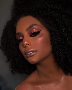 maquiagem pele negra formatura