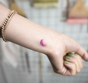 Tatuagem Aquarela no Pulso