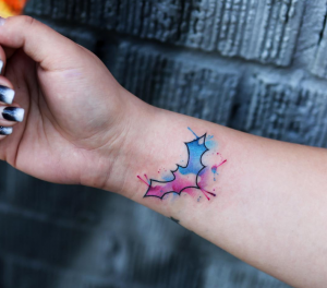 Tatuagem Aquarela no Pulso