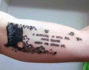 cartoon-lettering-tiger-arm-tattoo-design-for-men