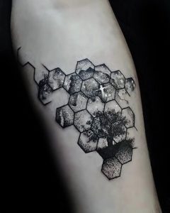 geometric tattoo