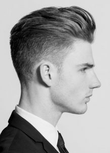 Corte de cabelo degradê Pompadour