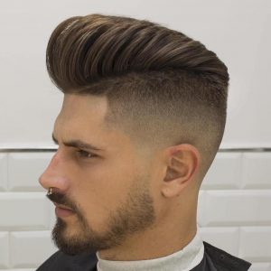 Corte de cabelo degradê Pompadour