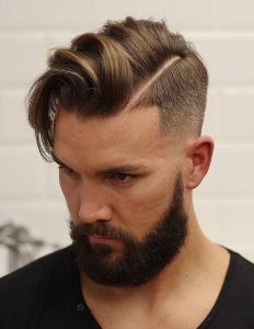 Corte degradê para cabelo médio e longo