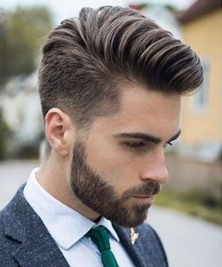 Corte degradê para cabelo médio e longo