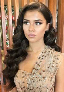 cabelo ondulado longo