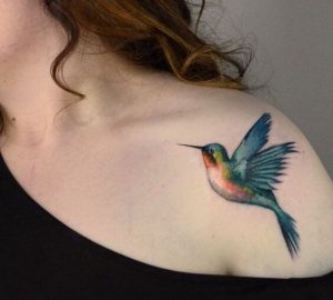 tatuagem no ombro de pássaros 2021