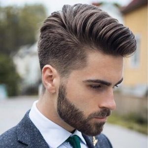 Corte de cabelo degradê Pompadour
