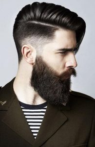 Corte de cabelo degradê Pompadour