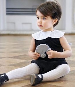 Corte pixie infantil