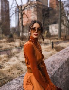 ocre outfit