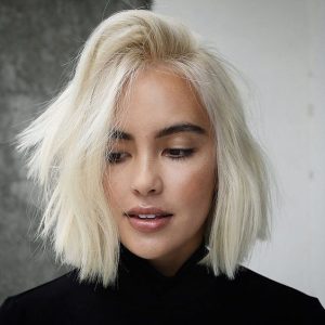 soft blunt bob