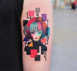 tatuagem colorida