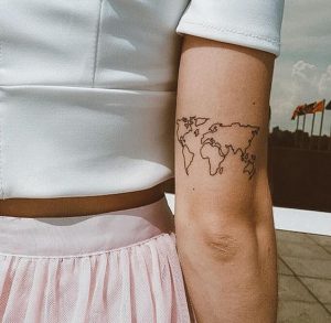 tatuagem mapa