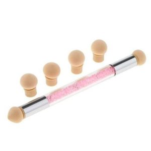 pincel com esponjas