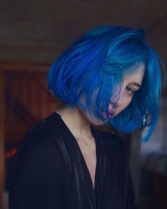 cabelo azul