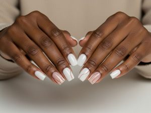 Unhas Delicadas com Linhas Finas
