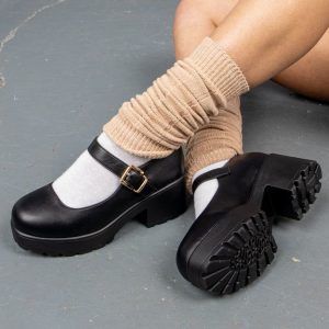 Sapato Mary Jane para o inverno
