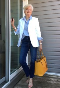 Blazer para mulheres 60 anos (Pinterest)