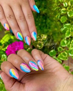 Efeito Tie Die - marca desconhecida (Pinterest)