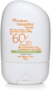 Gel creme Protetor Solar FPS60 Fotoequilíbrio