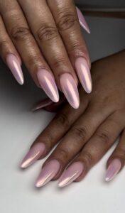 Unha Rosa cromada - marca desconhecida (Pinterest)