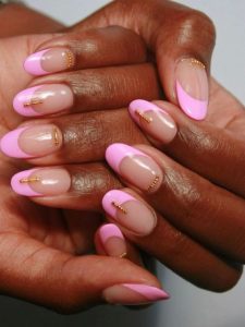 Unhas Francesinhas pastéis