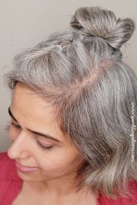 half ponytail