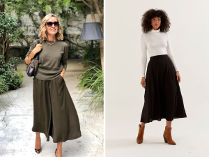 Looks de saia no inverno