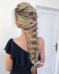Trança embutida casamento (Pinterest)
