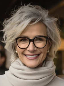 Cortes de cabelo modernos para mulheres de 60 (Pinterest)