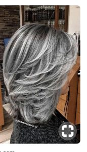 Cortes em camadas Grisalho (Pinterest)