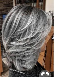 Cortes em camadas Grisalho (Pinterest)