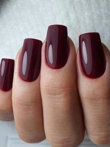 unhas vinho