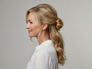 ​Penteados Longos para Mulheres 50+ com Estilo e Sofisticação