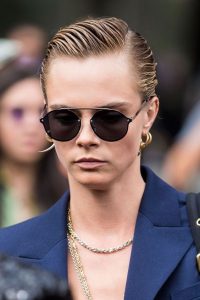 Cabelo penteado para trás (Pinterest)