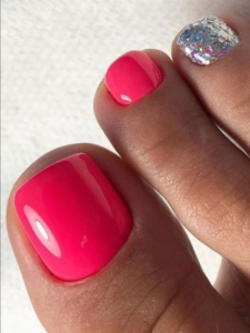 Tendências para unhas do pé primavera (Pinterest)