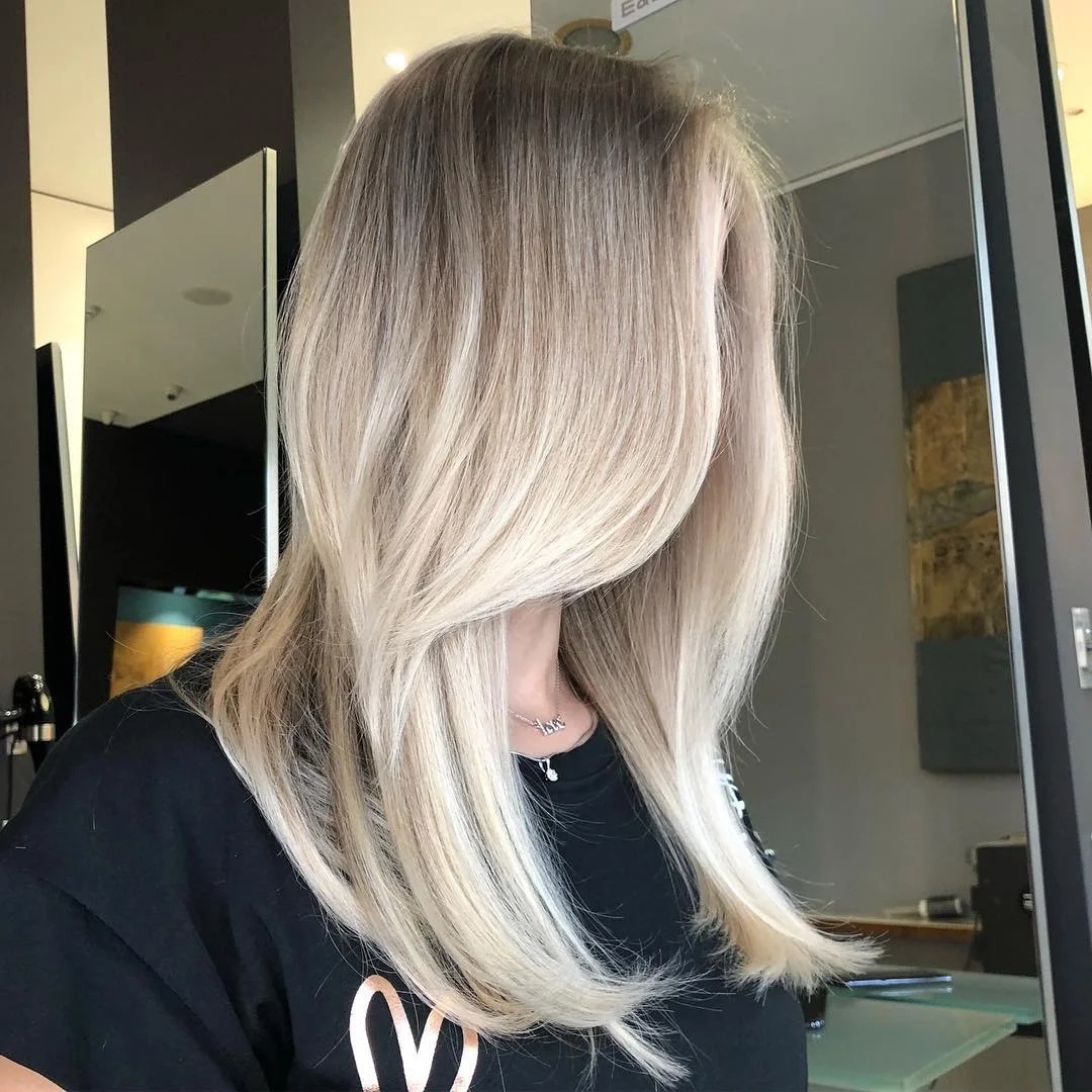 mechas airtouch em balayage
