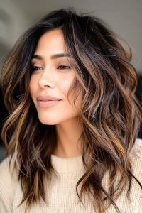 mechas ombré castanhas