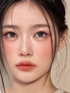 Técnica igari do blush japonês