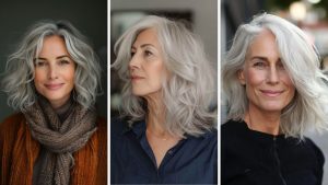 cortes de cabelo que serão tendência em 2025 para fazer a transição aos grisalhos