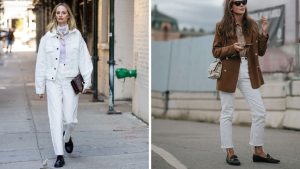 ideias de jeans branco com mocassim