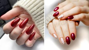 unhas vermelhas para ano-novo