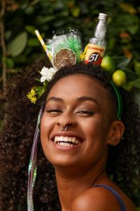 tiaras de caipirinha para o carnaval
