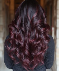 Burgundy Balayage