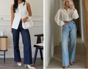 Combinação de cores com Jeans Off-white