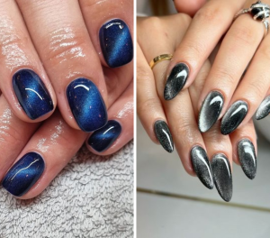 unhas "olho de gato"
