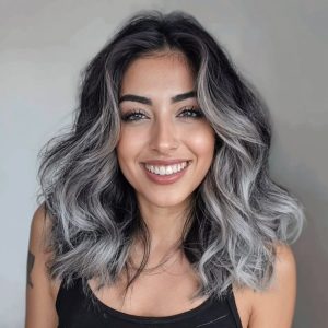 balayage cinza