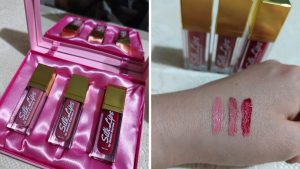 Kit de batons líquidos com ácido hialurônico Silk Lips Beleza Express