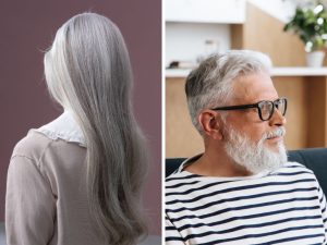Shampoos de mercado que funcionam para o cabelo grisalho